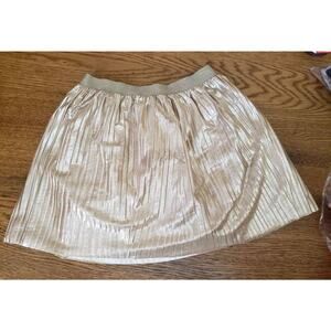Carters pleated gold skirt